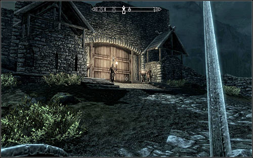 Approach Whiterun from the west, finding a path leading to an abandoned drawbridge - Going to Whiterun | Before the Storm - Before the Storm - The Elder Scrolls V: Skyrim Game Guide