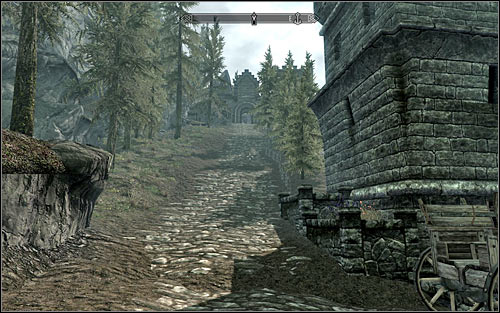 IF you want to reach Solitude on your own, you should begin beside Ustengrav, by the temple explored during one of the previous quests - Getting onto the Embassy party | Diplomatic Immunity - Diplomatic Immunity - The Elder Scrolls V: Skyrim Game Guide