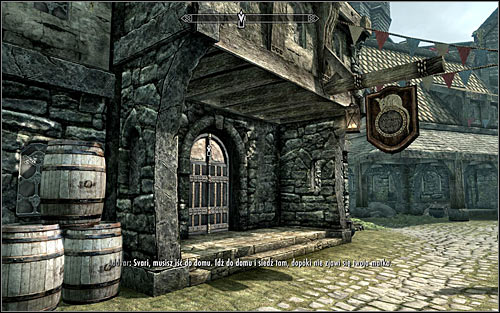 After reaching Solitude, head to the Winking Skeever (screen above) found nearby the main gate - Getting onto the Embassy party | Diplomatic Immunity - Diplomatic Immunity - The Elder Scrolls V: Skyrim Game Guide