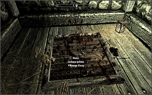 Be sure to examine the bodies of the defeated guard, as each of them will have a Trap Door Key - Getting out of the embassy | Diplomatic Immunity - Diplomatic Immunity - The Elder Scrolls V: Skyrim Game Guide