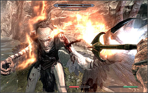 The dragon isnt the only threat that you will have to deal with - Heading to Alduins Wall | Alduins Wall - Alduins Wall - The Elder Scrolls V: Skyrim Game Guide