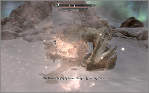Paarthurnax will now want you to prove him that youre the Dragonborn and use the newly unlocked Shout on him - Meeting Paarthurnax | The Throat of the World - The Throat of the World - The Elder Scrolls V: Skyrim Game Guide