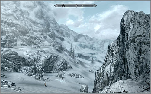 Head out of Septimus Signuss Outpost and open the world map - Obtaining the Elder Scroll | Elder Knowledge - Elder Knowledge - The Elder Scrolls V: Skyrim Game Guide