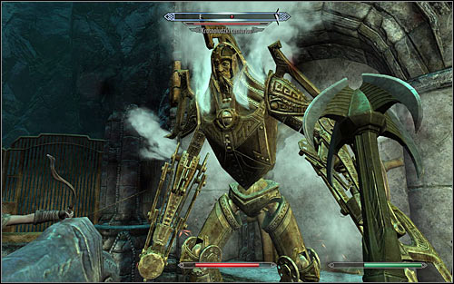 Go down and use the new passage, heading south-west - Obtaining the Elder Scroll | Elder Knowledge - Elder Knowledge - The Elder Scrolls V: Skyrim Game Guide