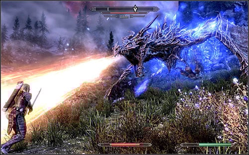 The key to success will be of course forcing Alduin to land by using the Dragonrend Shout - Defeating Alduin | Dragonslayer - Dragonslayer - The Elder Scrolls V: Skyrim Game Guide