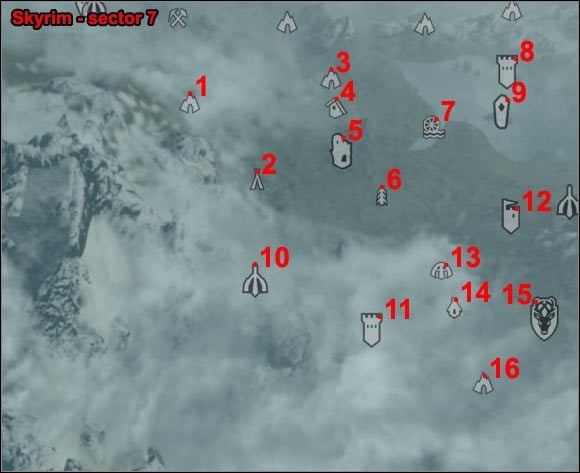 2 - [7] South-west of Skyrim | World maps - World maps - The Elder Scrolls V: Skyrim Game Guide