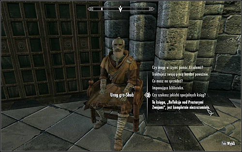 Speak to Urag gro-Shub again to ask him about the Ruminations on the Elder Scrolls written by Septimus Signus (screen above), stating that its author must have lost his mind and that its content is completely inexplicable - Discerning the Transmundane - p. 1 - Daedric quests - The Elder Scrolls V: Skyrim Game Guide