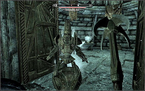 Regardless of whether you explored the northern room or not, you will need to open the gate in the west and continue exploring the ruins - Discerning the Transmundane - p. 1 - Daedric quests - The Elder Scrolls V: Skyrim Game Guide