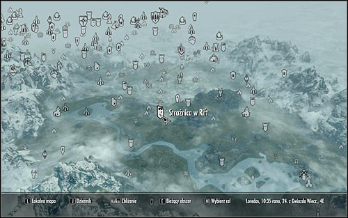 If you dont want to waste time on searching for this race, you can head to Rift Watchtower (screen above), located north-west of Riften - Discerning the Transmundane - p. 3 - Daedric quests - The Elder Scrolls V: Skyrim Game Guide