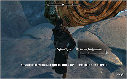 You can return to Septimus only after obtaining all five samples - Discerning the Transmundane - p. 3 - Daedric quests - The Elder Scrolls V: Skyrim Game Guide