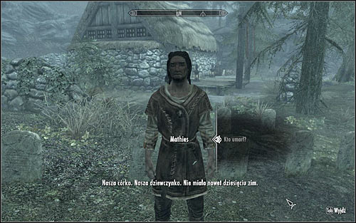 After the ceremony, approach Mathies and speak with him about the deceased (screen above) - Ill Met By Moonlight - p. 1 - Daedric quests - The Elder Scrolls V: Skyrim Game Guide