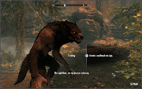 After the battle, approach Sinding and speak to him (screen above) - Ill Met By Moonlight - p. 2 - Daedric quests - The Elder Scrolls V: Skyrim Game Guide