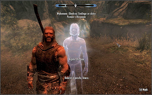 You should soon come across the Aspect of Hircine, with which you need to speak (screen above) - Ill Met By Moonlight - p. 2 - Daedric quests - The Elder Scrolls V: Skyrim Game Guide