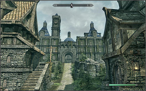 Head south-east and soon your should reach the Blue Palace entrance (screen above) - The Mind of Madness - p. 1 - Daedric quests - The Elder Scrolls V: Skyrim Game Guide