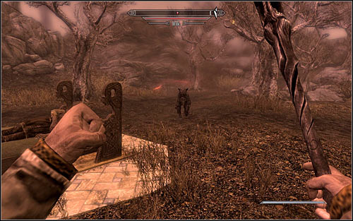 Hitting Pelagius with a magic projectile should cause a wolf (screen above) to appear - The Mind of Madness - p. 2 - Daedric quests - The Elder Scrolls V: Skyrim Game Guide