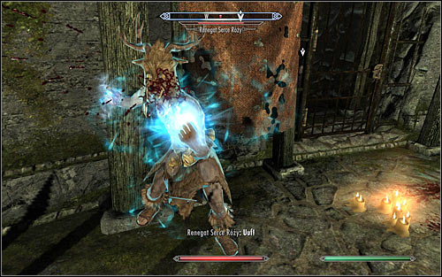 The priest will be most probably guarded by a mini-boss (screen above), so be careful during the last fight - The House of Horrors - Daedric quests - The Elder Scrolls V: Skyrim Game Guide