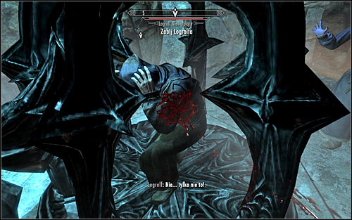 Listen to the last conversation, at the end of which Molag Bal will order you to kill Logrolf - The House of Horrors - Daedric quests - The Elder Scrolls V: Skyrim Game Guide