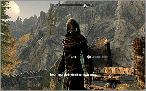 After the Giant is dealt with, Atub should approach you - The Cursed Tribe - p. 1 - Daedric quests - The Elder Scrolls V: Skyrim Game Guide