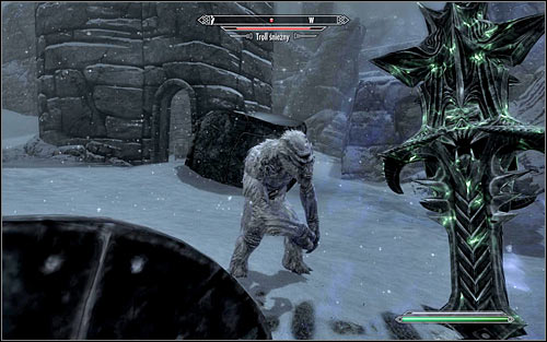 An example of a location occupied by Trolls is for example the Labyrinthian found in the northern Skyrim mountains (screen above) which you visit during the College of Winterhold quest Staff of Magnus - The Cursed Tribe - p. 1 - Daedric quests - The Elder Scrolls V: Skyrim Game Guide
