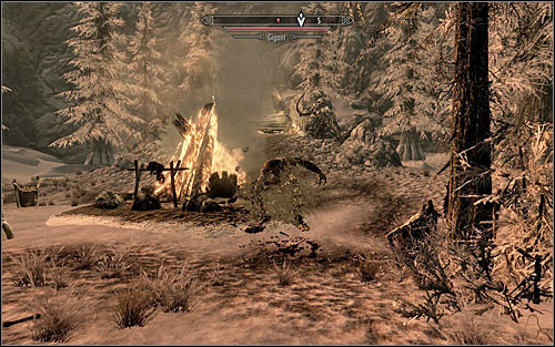 If you refuse to fight the Giant, Yamarz will head to its lair alone and will get killed pretty much at once (screen above) - The Cursed Tribe - p. 2 - Daedric quests - The Elder Scrolls V: Skyrim Game Guide