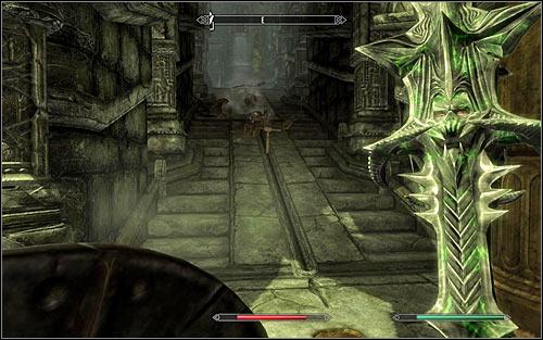 Go up the ramp onto the upper level and note that a Dwarven Sphere Master jumped out of one of the holes - The Only Cure - p. 3 - Daedric quests - The Elder Scrolls V: Skyrim Game Guide