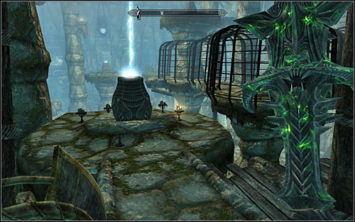 After the fight, use the stairs in the south-east corner of the big room and afterwards turn left, activating the first pedestal (screen above) - The Break of Dawn - p. 2 - Daedric quests - The Elder Scrolls V: Skyrim Game Guide