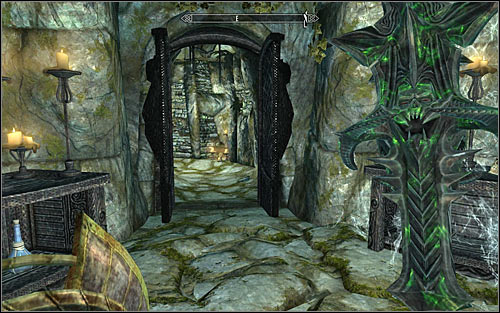 Turn around and head to the newly unlocked eastern room (screen above) - The Break of Dawn - p. 2 - Daedric quests - The Elder Scrolls V: Skyrim Game Guide