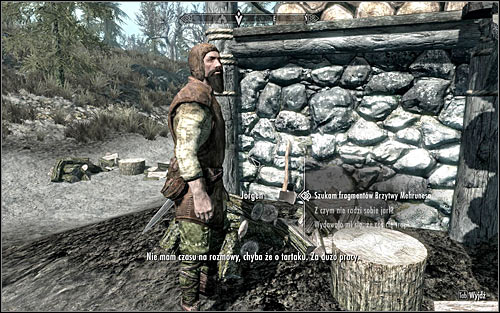 After getting to Morthal, head to the northern part of the village, cross a small bridge and you will reach a windmill and Jorgen and Lamis House - Pieces of the Past - p. 1 - Daedric quests - The Elder Scrolls V: Skyrim Game Guide
