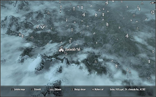 Keep going south and you should eventually reach a small town of Dushnikh Yal (screens above) - Pieces of the Past - p. 2 - Daedric quests - The Elder Scrolls V: Skyrim Game Guide
