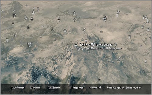 Open the world map - Pieces of the Past - p. 3 - Daedric quests - The Elder Scrolls V: Skyrim Game Guide