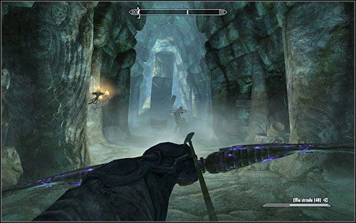 Sooner or later you will reach a steel door leading to Forsaken Crypt - The White Phial | Side quests - Side quests - The Elder Scrolls V: Skyrim Game Guide