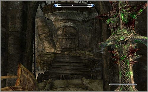 Jump to the lower room and head west, eventually reaching a lever which you need to pull - The Pale Lady | Side quests - Side quests - The Elder Scrolls V: Skyrim Game Guide