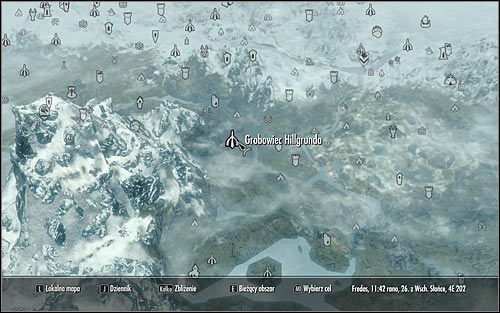 Open the world map and head to Hillgrunds Tomb found in the eastern part of Skyrim (screen above) - Ancestral Worship | Side quests - Side quests - The Elder Scrolls V: Skyrim Game Guide