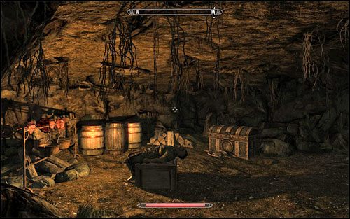 The map will point you to the treasure location - Treasure Maps (IV-V) | Side quests - Side quests - The Elder Scrolls V: Skyrim Game Guide