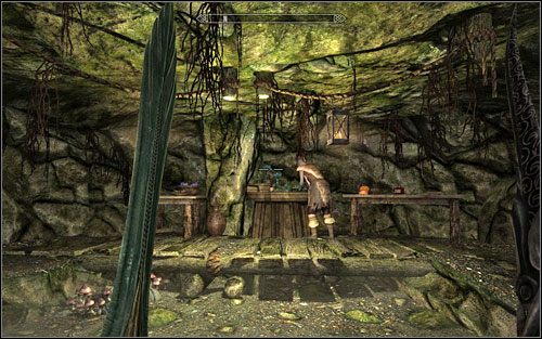 The map points to Lady Stone, found on a small island in the middle of the lake south-west of Whiterun - Treasure Maps (VIII-X) | Side quests - Side quests - The Elder Scrolls V: Skyrim Game Guide