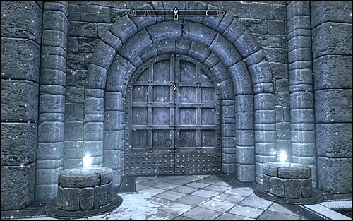 Use the door leading to the Hall of the Elements (screen above) - First Lessons | Side quests - Side quests - The Elder Scrolls V: Skyrim Game Guide
