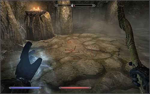After reaching the next part of the ruins Id recommend saving your game, as theres another difficult fight waiting for you - Under Saarthal - p. 2 | Side quests - Side quests - The Elder Scrolls V: Skyrim Game Guide