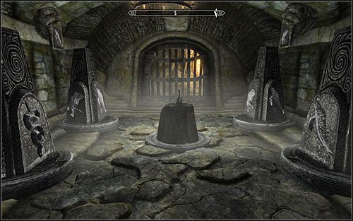 The proper pillar arrangement can be seen in the screenshot above - Under Saarthal - p. 3 | Side quests - Side quests - The Elder Scrolls V: Skyrim Game Guide