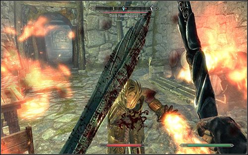 As you enter the large, two-story area, head to the small room on the left - the guards captain quarters - Missing in Action | Side quests - Side quests - The Elder Scrolls V: Skyrim Game Guide