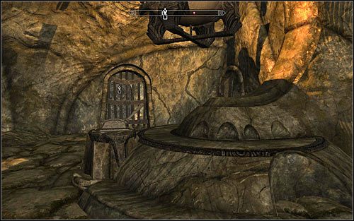 Eventually you should reach a small room with a lever (screen above) - A Scroll For Anska | Side quests - Side quests - The Elder Scrolls V: Skyrim Game Guide