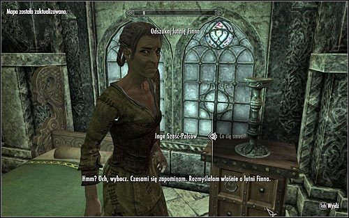 Head to The Bards College in Solitude and find Inge Six-Fingers (screen above) - Miscellaneous: Find Finns Lute | The Bards College quests - The Bards College quests - The Elder Scrolls V: Skyrim Game Guide