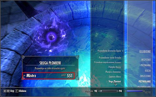 Each spell has its unique properties, however two of them are very important - spell level and mana cost - Basic information | Spells - Spells - The Elder Scrolls V: Skyrim Game Guide