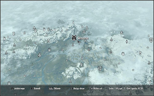 Open the world map and plan a travel to Solitude, located in the north part of Skyrim (the above screen) - Joining the Legion | Imperial Legion Quests - Imperial Legion Quests - The Elder Scrolls V: Skyrim Game Guide