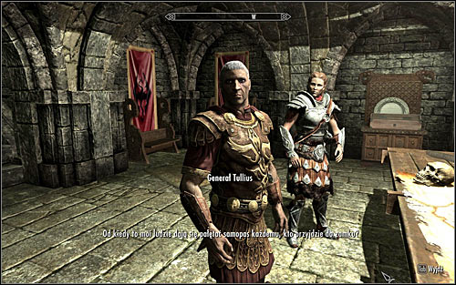 Go to the war room where all of the most important persons in the Imperial Legion are gathered - Joining the Legion | Imperial Legion Quests - Imperial Legion Quests - The Elder Scrolls V: Skyrim Game Guide