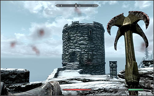 Try to clear out the main courtyard first - Joining the Legion | Imperial Legion Quests - Imperial Legion Quests - The Elder Scrolls V: Skyrim Game Guide