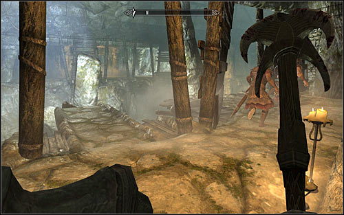 After the battle, wait until Rikke posts two Legionnaires there and follow her - The Jagged Crown - p.1 | Imperial Legion Quests - Imperial Legion Quests - The Elder Scrolls V: Skyrim Game Guide