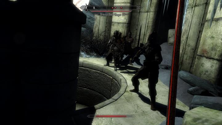 Before you leave the underground you must fight a group of enemies. - The Courier | Quests in the game - Quests in the game - The Elder Scrolls V: Skyrim Game Guide