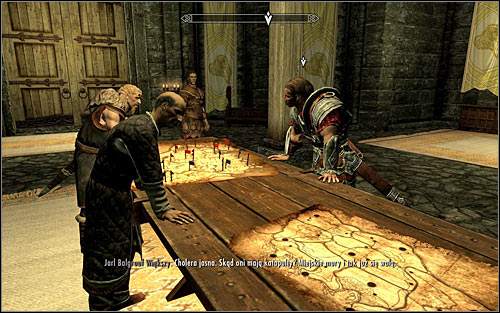 Legate Quentin Cipius should soon enter the room, but you dont have to talk to him - Message to Whiterun | Imperial Legion Quests - Imperial Legion Quests - The Elder Scrolls V: Skyrim Game Guide