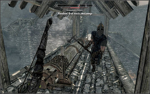 Whats important, the foes will prove their wits and some of them might want to use the upper path to get to the mechanism lowering the drawbridge (the above screen) - Battle for Whiterun | Imperial Legion Quests - Imperial Legion Quests - The Elder Scrolls V: Skyrim Game Guide