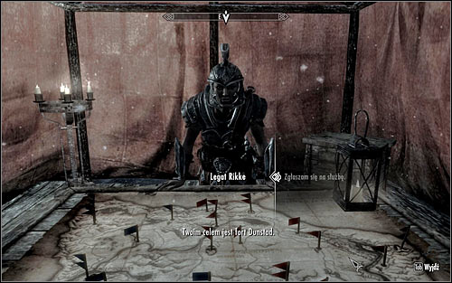 You can proceed with the completion of the current quest once you finish A False Front - Reunification of Skyrim - p.1 | Imperial Legion Quests - Imperial Legion Quests - The Elder Scrolls V: Skyrim Game Guide